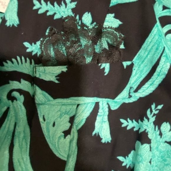 Vintage 80’s petite jazz ladies dress midi button front puff sleeve size 8 USA - Picture 10 of 15